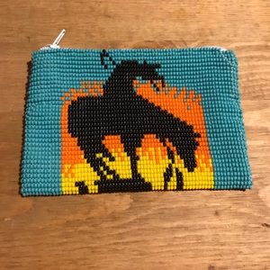 New Indian beaded coin purse